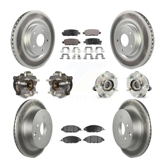 [Avant + Arrière] Kit d'ensemble roulement de roue et moyeu pour Nissan Pathfinder Murano INFINITI QX60 JX35 KBB-111705