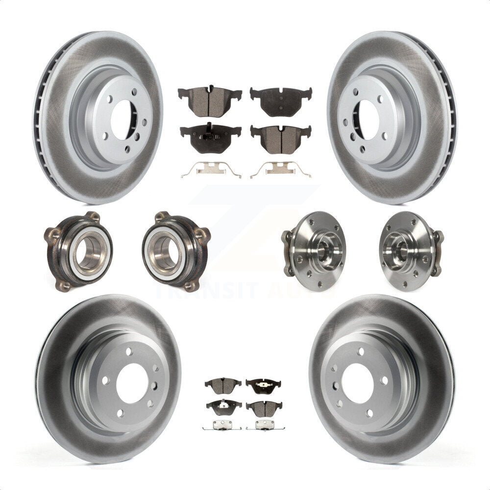 [Avant + Arrière] Kit d'ensemble roulement de roue et moyeu pour 2013 BMW X1 xDrive35i avec AWD KBB-111706 par Transit Auto