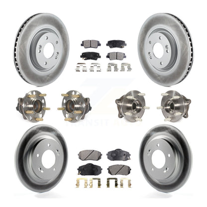 [Avant + Arrière] Kit d'ensemble roulement de roue et moyeu pour 2015 Hyundai Sonata GAS engine avec Electric Parking KBB-111711