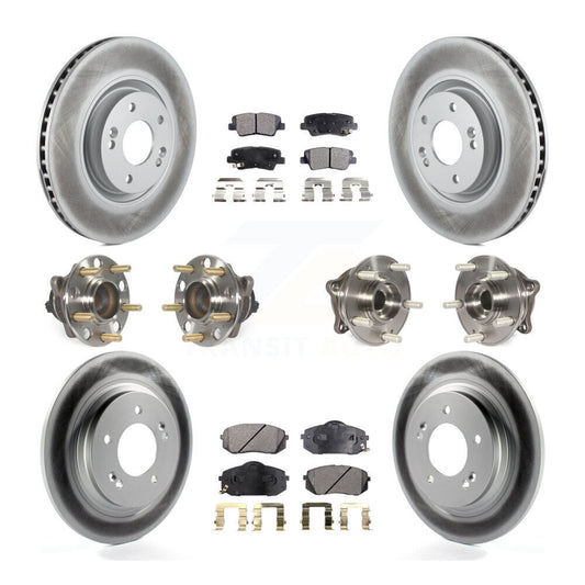 [Avant + Arrière] Kit d'ensemble roulement de roue et moyeu pour 2015 Hyundai Sonata GAS engine avec Electric Parking KBB-111711