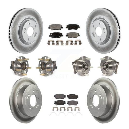 [Avant + Arrière] Kit d'ensemble roulement de roue et moyeu pour 2017-2021 Kia Sportage FWD avec Turbocharged avec Manual Parking KBB-111712