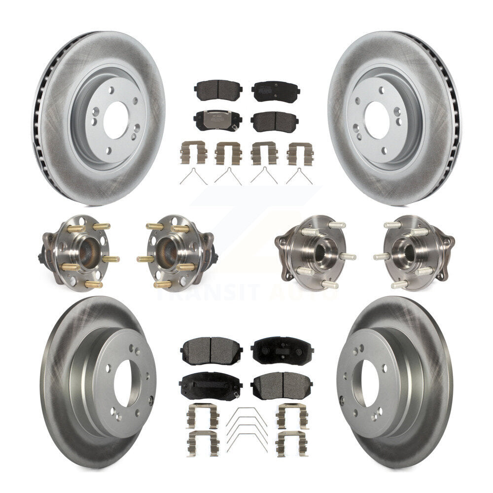 [Avant + Arrière] Kit d'ensemble roulement de roue et moyeu pour Kia Optima avec Manual Parking KBB-111713