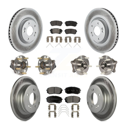 [Avant + Arrière] Kit d'ensemble roulement de roue et moyeu pour Kia Optima avec Manual Parking KBB-111713