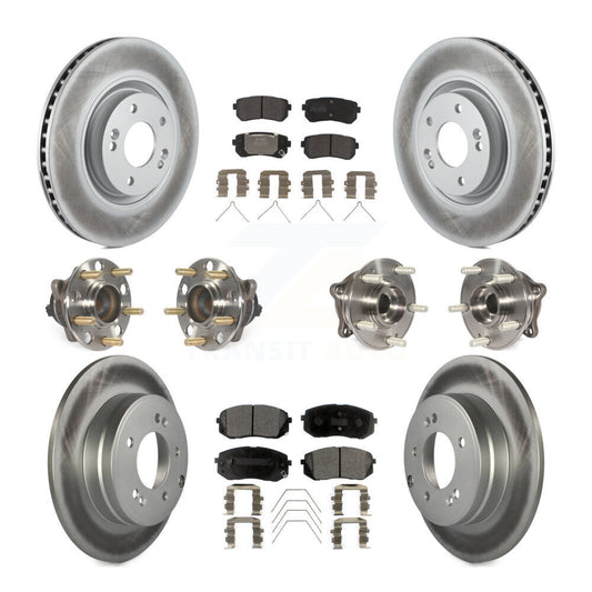 [Avant + Arrière] Kit d'ensemble roulement de roue et moyeu pour Kia Optima avec Manual Parking KBB-111713
