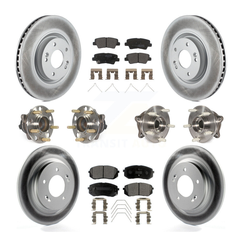 [Avant + Arrière] Kit d'ensemble roulement de roue et moyeu pour Kia Optima avec Electric Parking KBB-111715