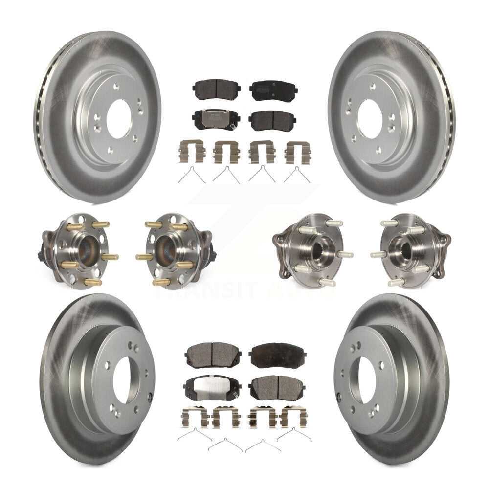 [Avant + Arrière] Kit d'ensemble roulement de roue et moyeu pour Kia Optima avec Manual Parking KBB-111718