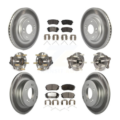 [Avant + Arrière] Kit d'ensemble roulement de roue et moyeu pour Kia Optima avec Manual Parking KBB-111718