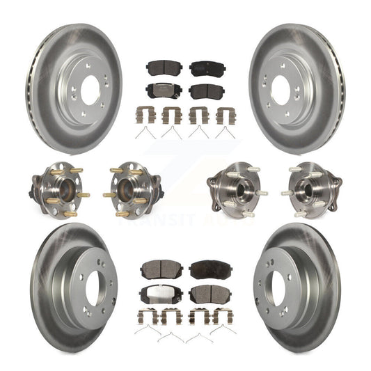 [Avant + Arrière] Kit d'ensemble roulement de roue et moyeu pour Kia Optima avec Manual Parking KBB-111718