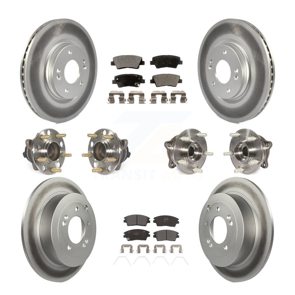 [Avant + Arrière] Kit d'ensemble roulement de roue et moyeu pour Hyundai Tucson Kia Sportage KBB-111721