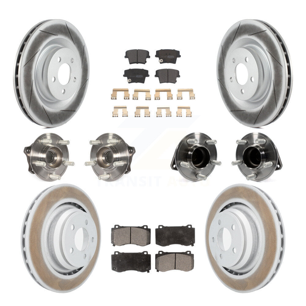 [Avant + Arrière] Kit d'ensemble roulement de roue et moyeu pour 2015 Dodge Charger R T Scat Pack avec RWD 6.4L KBB-111728