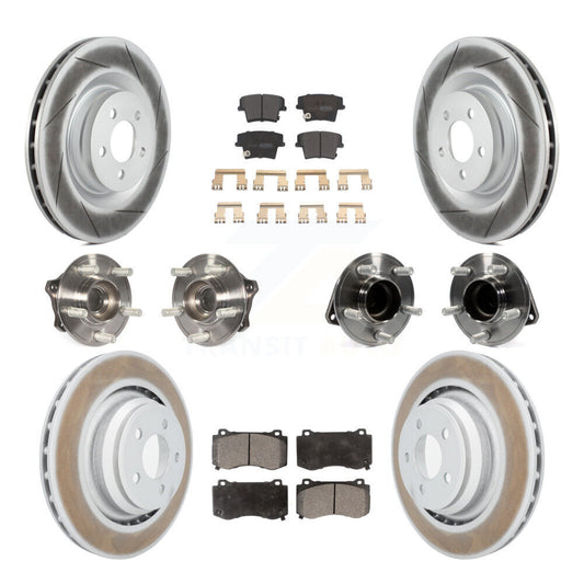 [Avant + Arrière] Kit d'ensemble roulement de roue et moyeu pour 2015 Dodge Charger R T Scat Pack avec RWD 6.4L KBB-111728