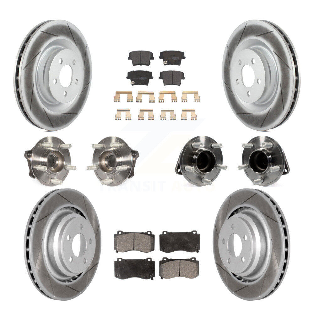 [Avant + Arrière] Kit d'ensemble roulement de roue et moyeu pour 2015 Dodge Charger R T Scat Pack avec RWD 6.4L KBB-111730