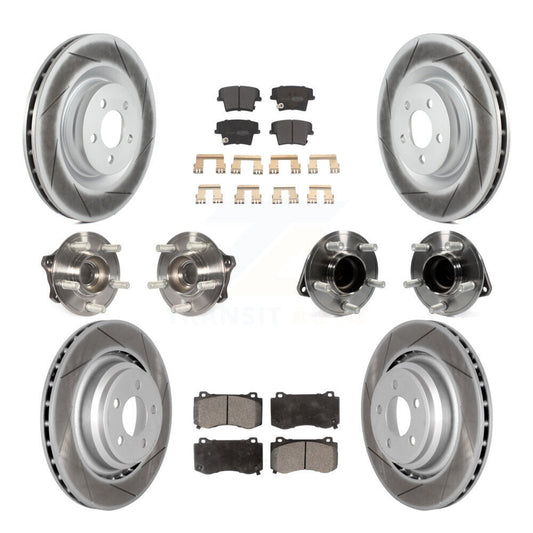 [Avant + Arrière] Kit d'ensemble roulement de roue et moyeu pour 2015 Dodge Charger R T Scat Pack avec RWD 6.4L KBB-111730