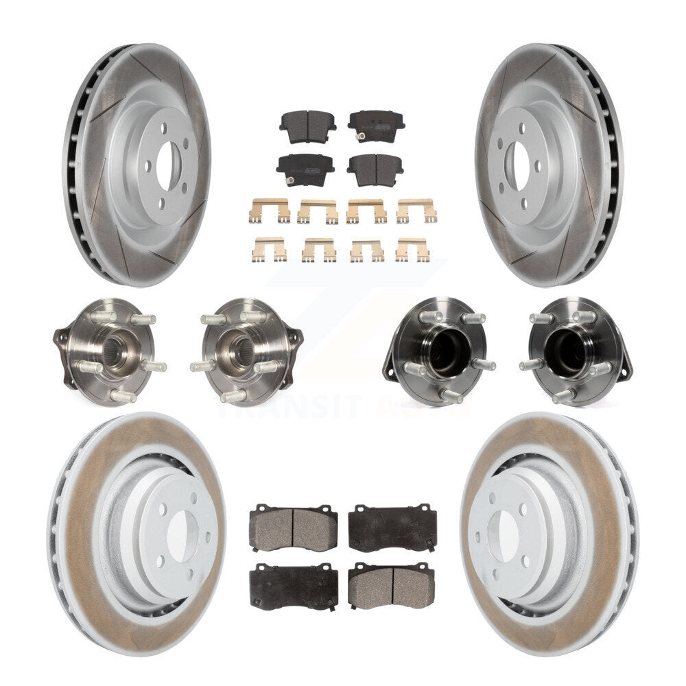 [Avant + Arrière] Kit d'ensemble roulement de roue et moyeu pour 2015 Dodge Charger R T Scat Pack avec RWD 6.4L KBB-111734