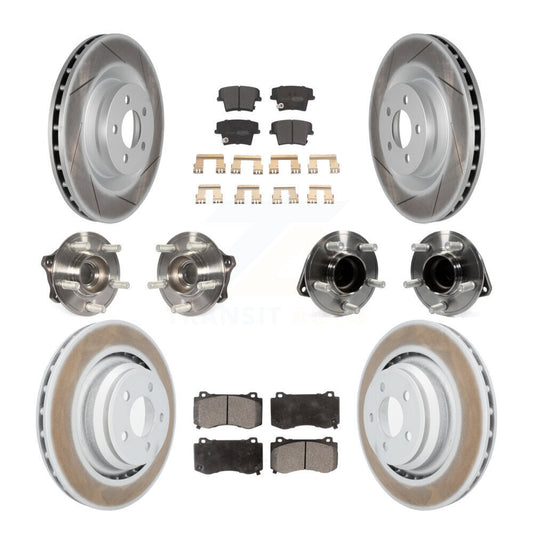 [Avant + Arrière] Kit d'ensemble roulement de roue et moyeu pour 2015 Dodge Charger R T Scat Pack avec RWD 6.4L KBB-111734