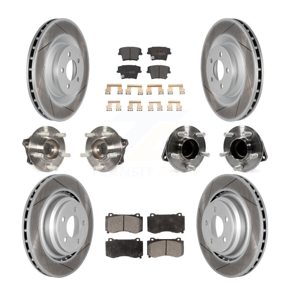 [Avant + Arrière] Kit d'ensemble roulement de roue et moyeu pour 2015 Dodge Charger R T Scat Pack avec RWD 6.4L KBB-111736