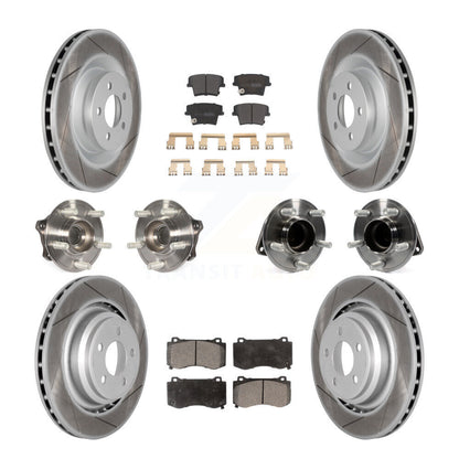 [Avant + Arrière] Kit d'ensemble roulement de roue et moyeu pour 2015 Dodge Charger R T Scat Pack avec RWD 6.4L KBB-111736