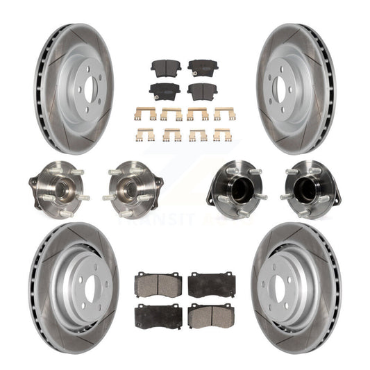 [Avant + Arrière] Kit d'ensemble roulement de roue et moyeu pour 2015 Dodge Charger R T Scat Pack avec RWD 6.4L KBB-111736