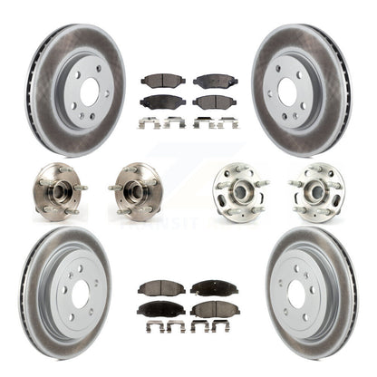 [Avant + Arrière] Kit d'ensemble roulement de roue et moyeu pour Cadillac CTS sans Heavy Duty Brakes KBB-111748