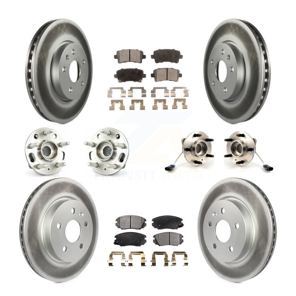 [Avant + Arrière] Kit d'ensemble roulement de roue et moyeu pour 2010 Buick Allure KBB-111749