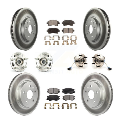 [Avant + Arrière] Kit d'ensemble roulement de roue et moyeu pour 2010 Buick Allure KBB-111749