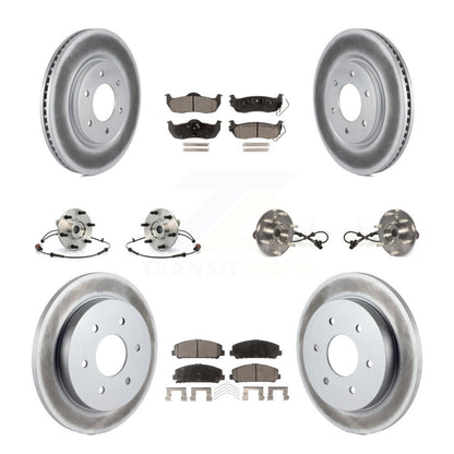 [Avant + Arrière] Kit d'ensemble roulement de roue et moyeu pour 2012 Nissan Armada 4WD From 12 11 KBB-111753