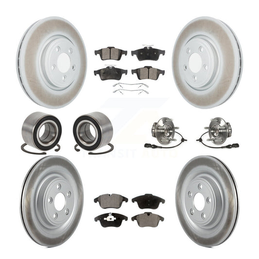 [Avant + Arrière] Kit d'ensemble roulement de roue et moyeu pour 2013 Jaguar XF 2.0L KBB-111763