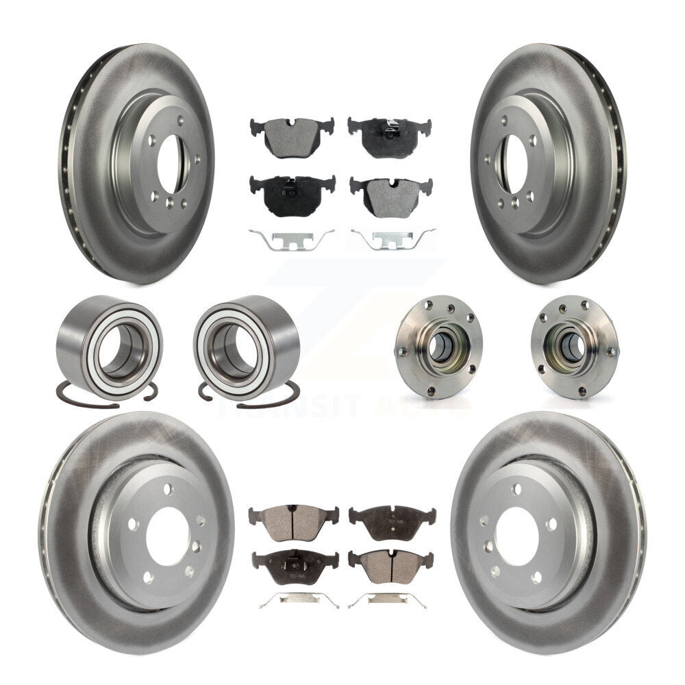 [Avant + Arrière] Kit d'ensemble roulement de roue et moyeu pour 2001-2005 BMW 330Ci 330i KBB-111765