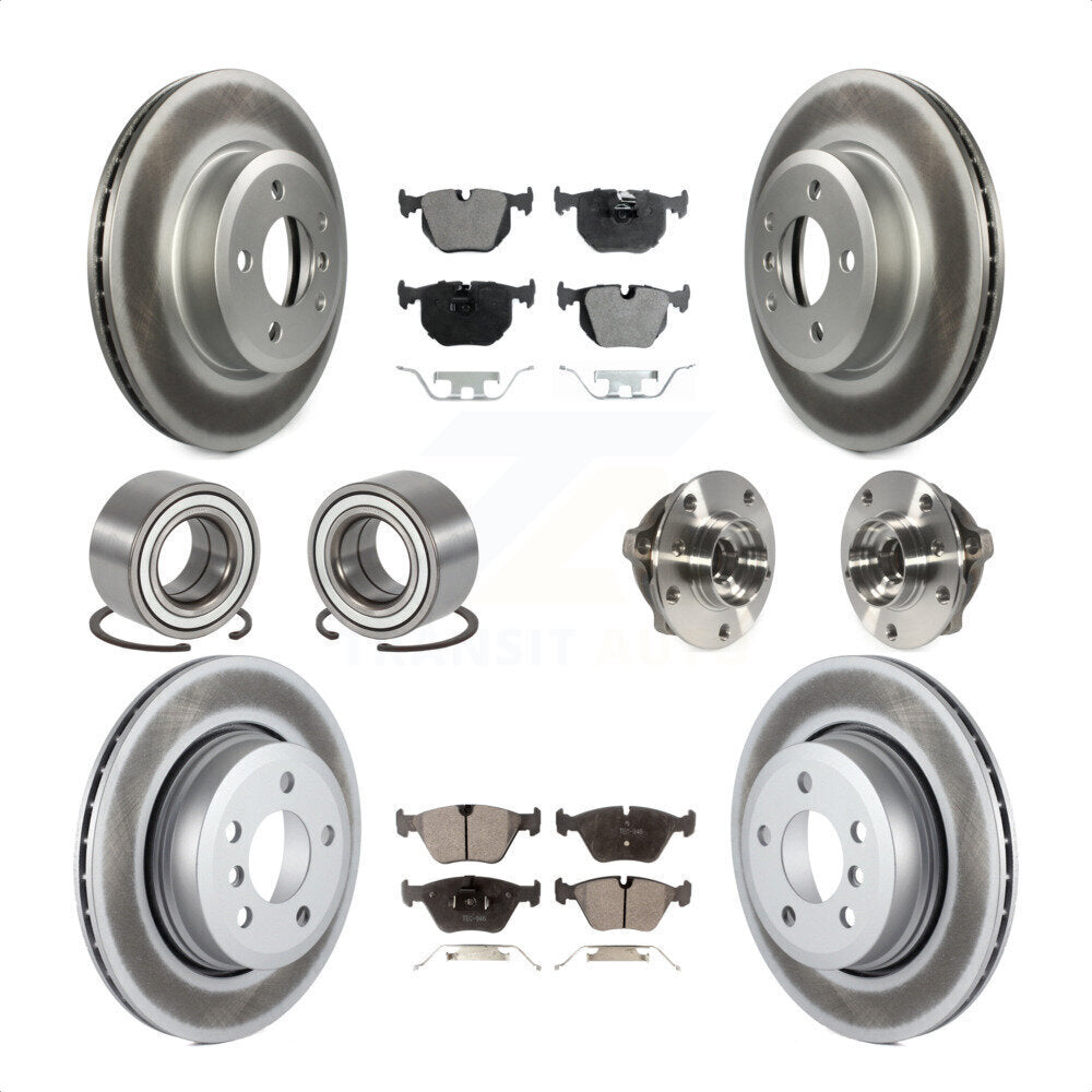 [Avant + Arrière] Kit d'ensemble roulement de roue et moyeu pour 2010 BMW X3 KBB-111767 par Transit Auto