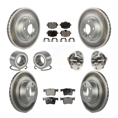 [Avant + Arrière] Kit d'ensemble roulement de roue et moyeu pour 2012 BMW X3 From 10 11 KBB-111768 par Transit Auto