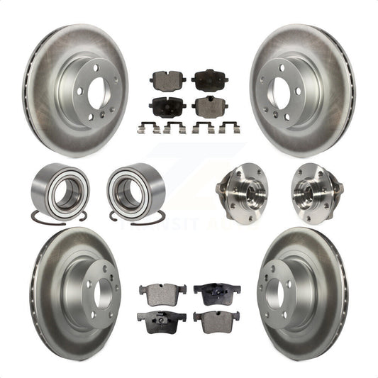 [Avant + Arrière] Kit d'ensemble roulement de roue et moyeu pour 2012 BMW X3 From 10 11 KBB-111768 par Transit Auto