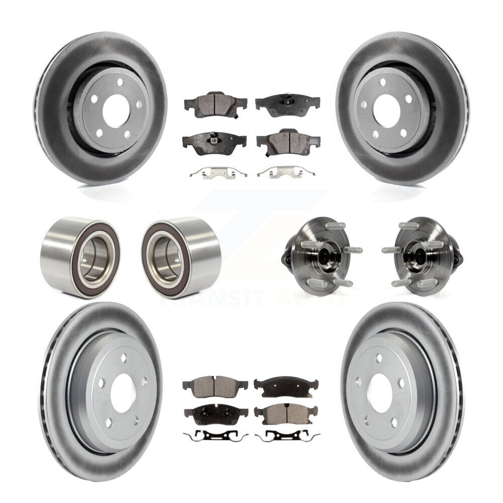 [Avant + Arrière] Kit d'ensemble roulement de roue et moyeu pour Dodge Durango Jeep Grand Cherokee KBB-111772