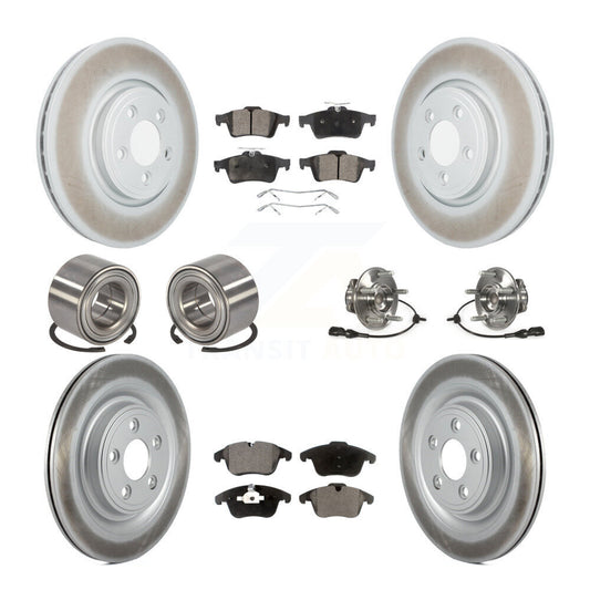 [Avant + Arrière] Kit d'ensemble roulement de roue et moyeu pour 2007-2008 Jaguar S-Type Base avec Naturally Aspirated avec 35.43" ABS Cord KBB-111774