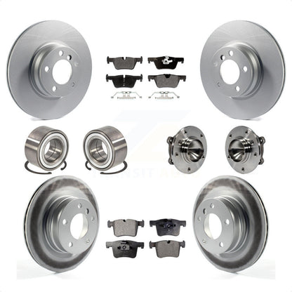 [Avant + Arrière] Kit d'ensemble roulement de roue et moyeu pour 2012 BMW 328i Convertible Wagon avec 2.0L sans Blue Painted Calipers KBB-111780 par Transit Auto