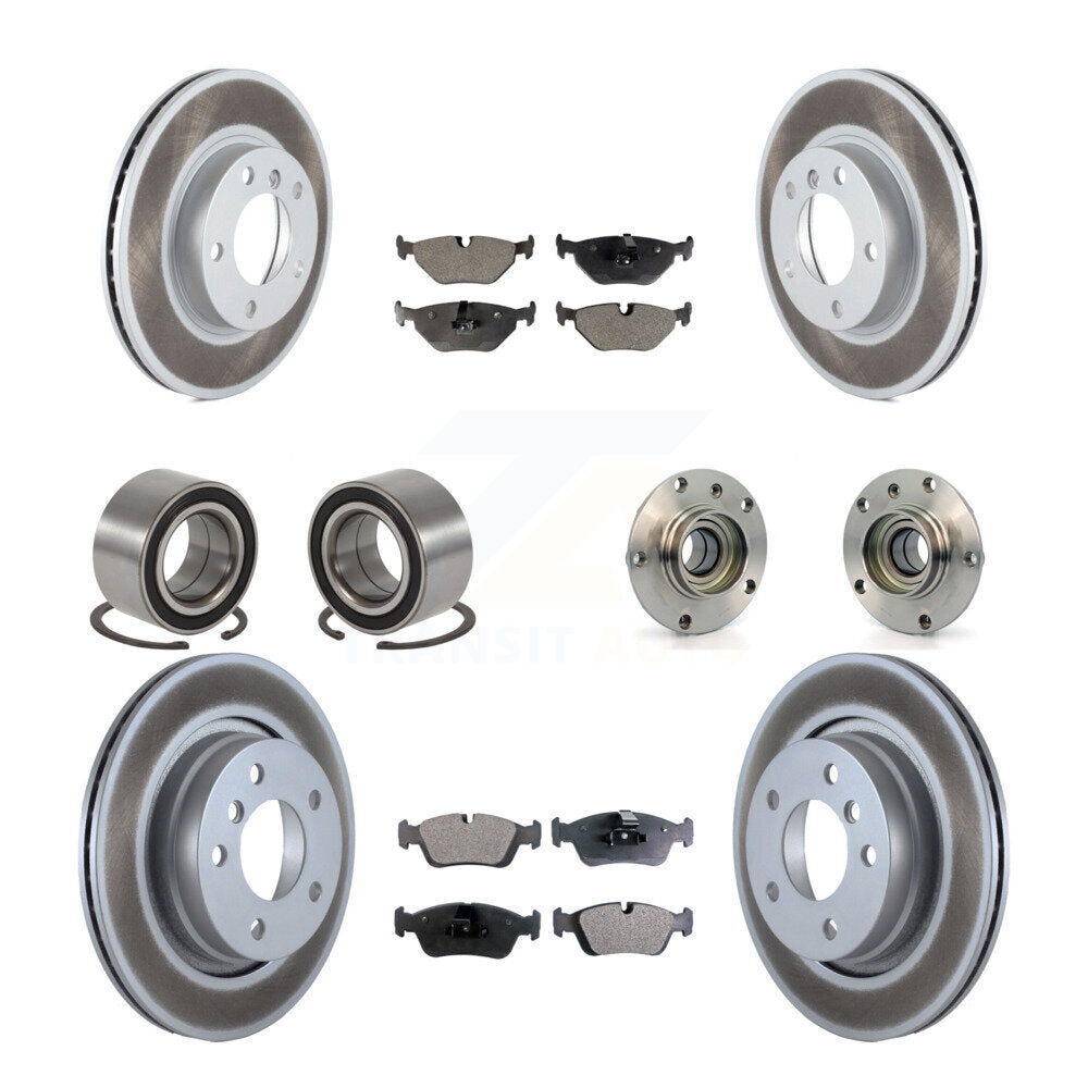 [Avant + Arrière] Kit d'ensemble roulement de roue et moyeu pour 1998 BMW 328i 328is avec 294mm Diameter Rotor KBB-111816