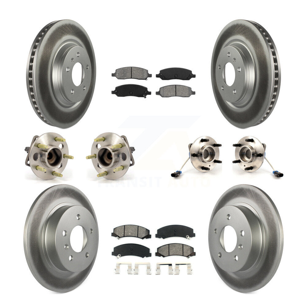 [Avant + Arrière] Kit d'ensemble roulement de roue et moyeu pour 2006-2011 Buick Lucerne 4.6L KBB-111965