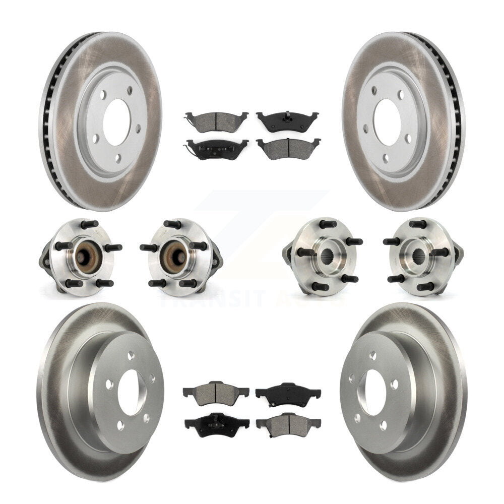 [Avant + Arrière] Kit d'ensemble roulement de roue et moyeu pour Dodge Grand Caravan Chrysler Town & Country KBB-111980