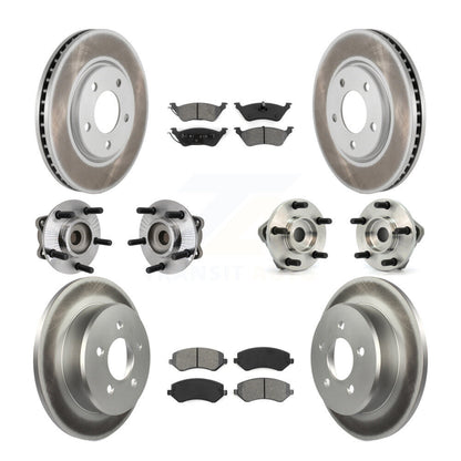 [Avant + Arrière] Kit d'ensemble roulement de roue et moyeu pour 2003 Chrysler Voyager Drum rear brakes avec Non-ABS KBB-111983