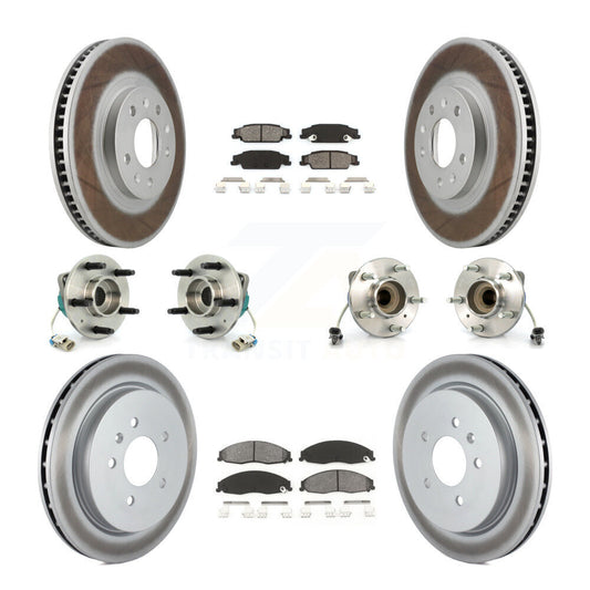 [Avant + Arrière] Kit d'ensemble roulement de roue et moyeu pour Cadillac CTS avec Standard Suspension KBB-111990