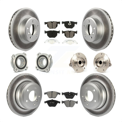 [Avant + Arrière] Kit d'ensemble roulement de roue et moyeu pour 2010 BMW 528i KBB-111992 par Transit Auto
