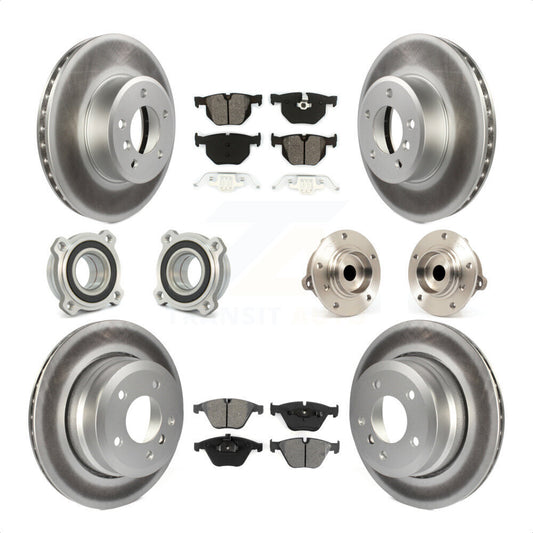 [Avant + Arrière] Kit d'ensemble roulement de roue et moyeu pour 2010 BMW 528i KBB-111992 par Transit Auto