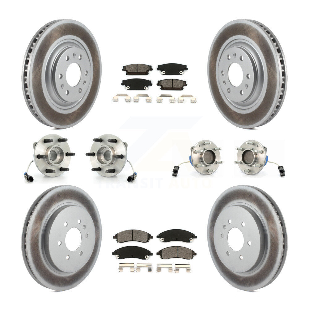 [Avant + Arrière] Kit d'ensemble roulement de roue et moyeu pour Cadillac SRX RWD KBB-111997