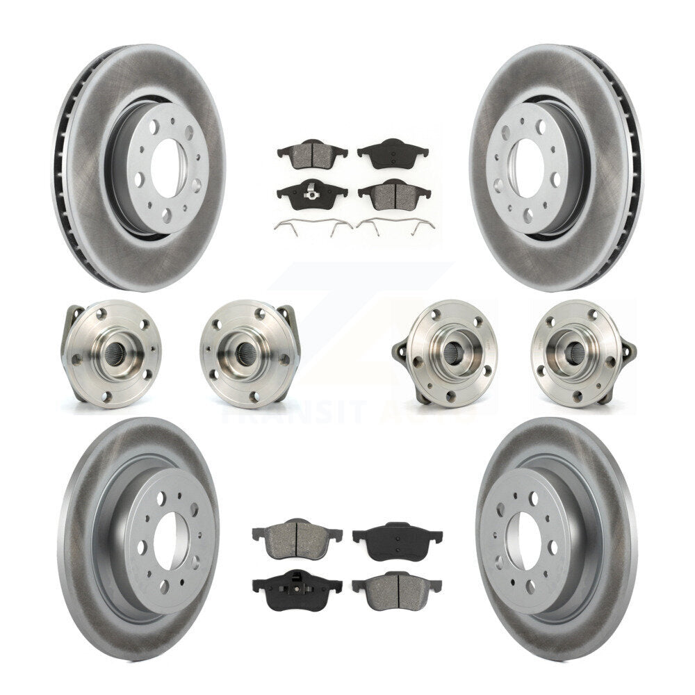 [Avant + Arrière] Kit d'ensemble roulement de roue et moyeu pour Volvo S60 XC70 V70 S80 KBB-112006