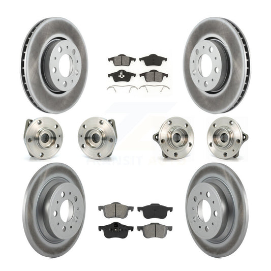 [Avant + Arrière] Kit d'ensemble roulement de roue et moyeu pour Volvo S60 XC70 V70 S80 KBB-112006