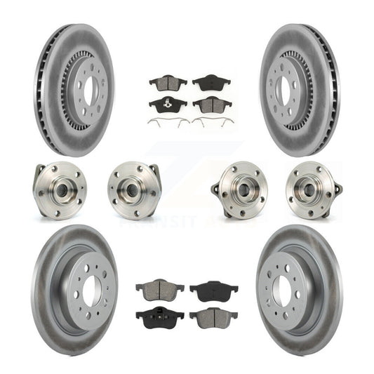 [Avant + Arrière] Kit d'ensemble roulement de roue et moyeu pour Volvo S60 XC70 V70 S80 KBB-112007