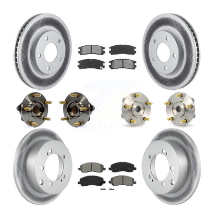 [Avant + Arrière] Kit d'ensemble roulement de roue et moyeu pour 2005 Mitsubishi Eclipse rear brakes avec 4-Wheel ABS KBB-112009