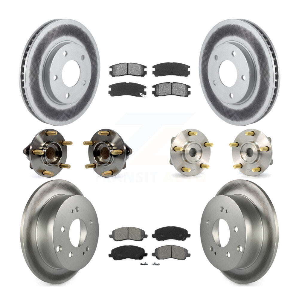 [Avant + Arrière] Kit d'ensemble roulement de roue et moyeu pour Mitsubishi Galant KBB-112010