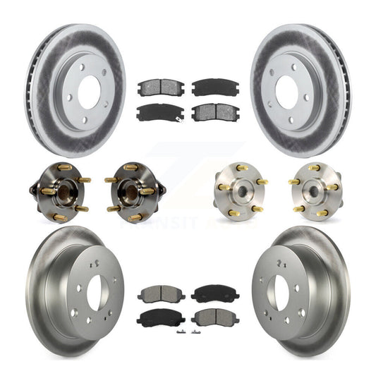 [Avant + Arrière] Kit d'ensemble roulement de roue et moyeu pour Mitsubishi Galant KBB-112010