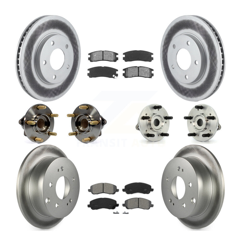 [Avant + Arrière] Kit d'ensemble roulement de roue et moyeu pour Mitsubishi Galant KBB-112012