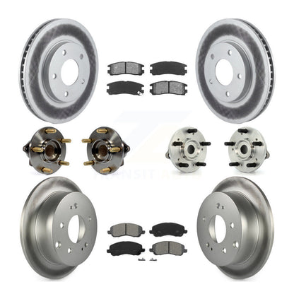 [Avant + Arrière] Kit d'ensemble roulement de roue et moyeu pour Mitsubishi Galant KBB-112012